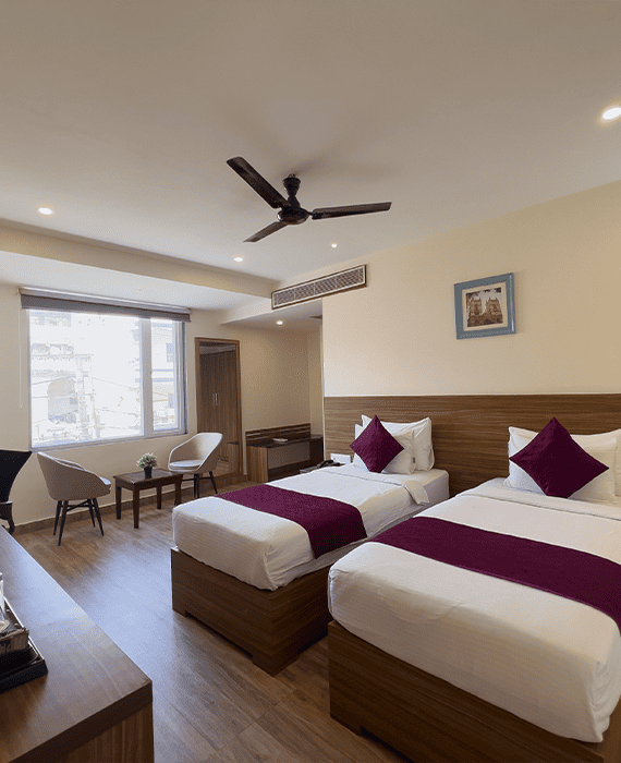 Spacious executive room at Sharda Residency